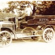 Royal Mail Vehicle and Postman