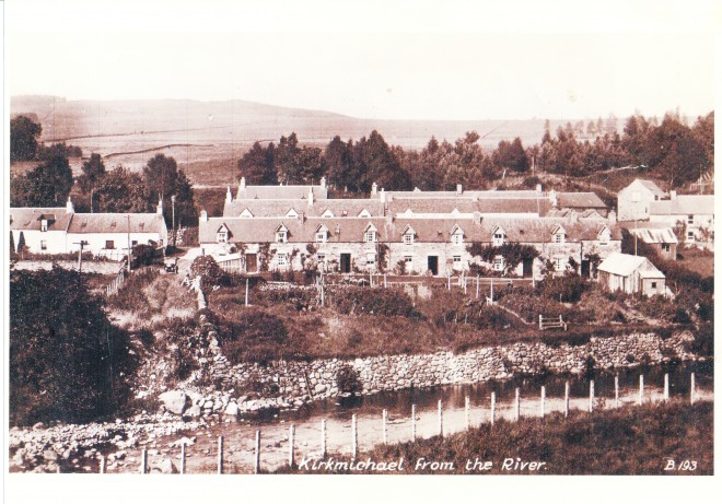 Kirkmichael from the River