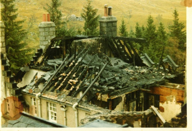 Dalmunzie Destroyed by Fire