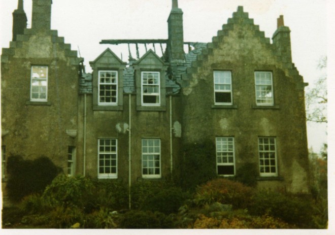 Dalmunzie Destroyed by Fire