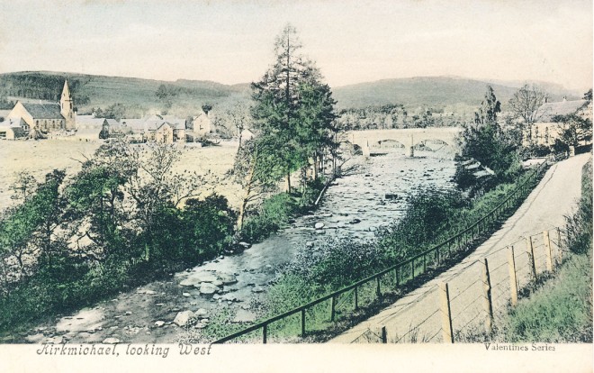 'Kirkmichael looking west'.