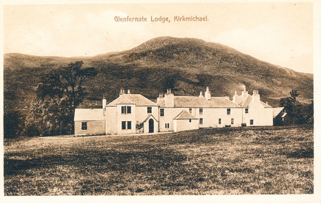 'Glenfernate Lodge, Kirkmichael'.