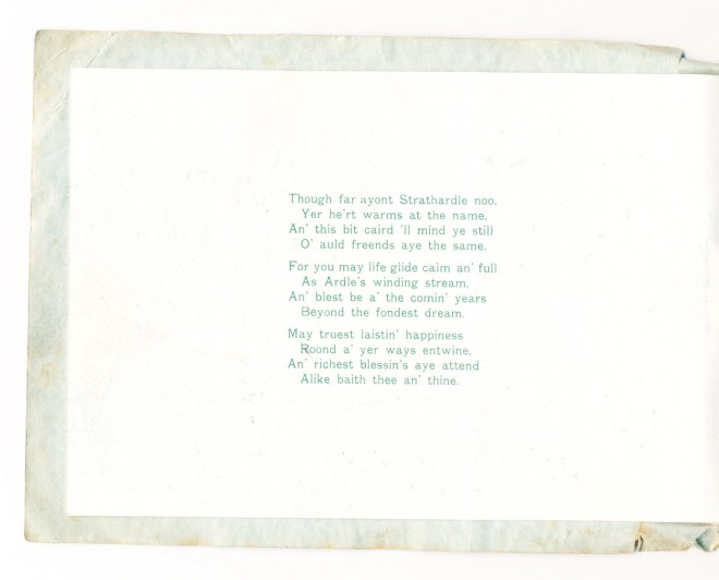 Verse about Strathardle.