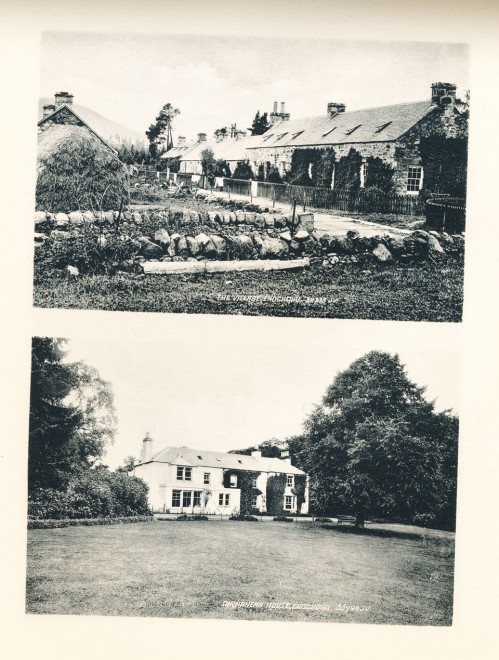 Enochdhu village and Dirnanean House.