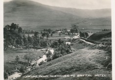 Looking Down Glenshee to Spittal Hotel