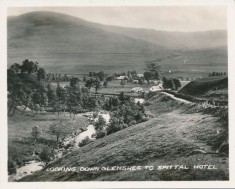 Looking Down Glenshee to Spittal Hotel