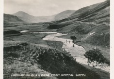 Looking Up Glen Beag from Spittal Hotel