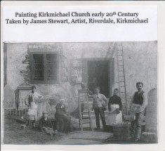 Painting Kirkmichael Church