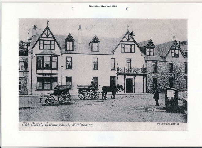 Kirkmichael Hotel, c. 1910.