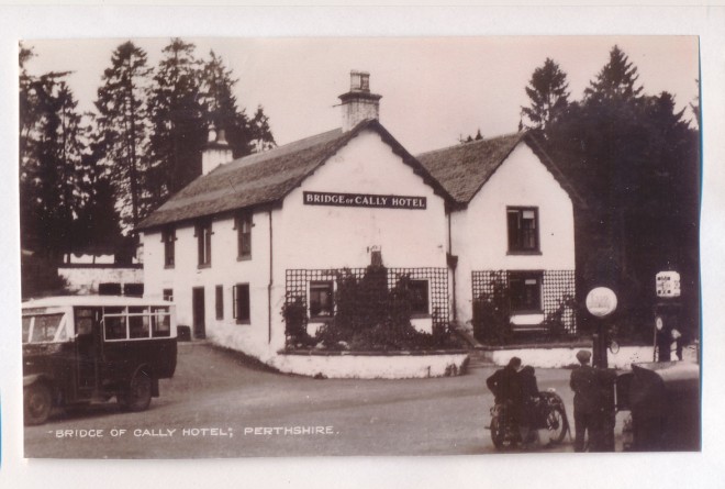 Bridge of Cally Hotel, c. 1950.