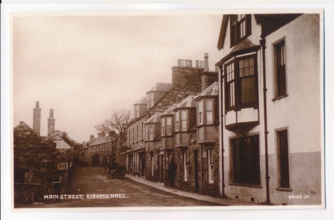 Kirkmichael Main Street, c. 1920.