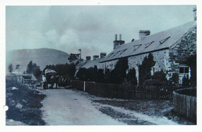 Enochdhu village, c. 1910.