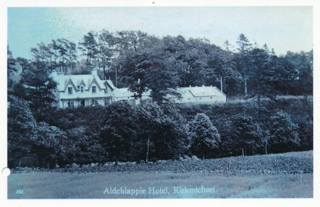 Aldchlappie Hotel, Kirkmichael, c. 1920.