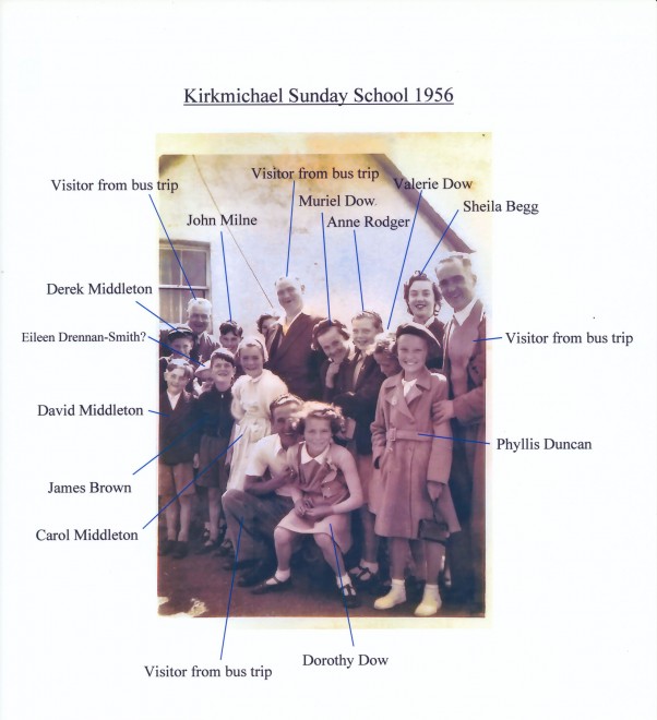 Kirkmichael Sunday School, 1956.