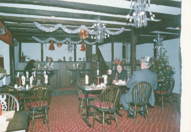 The dining room of the Blackwater Inn.