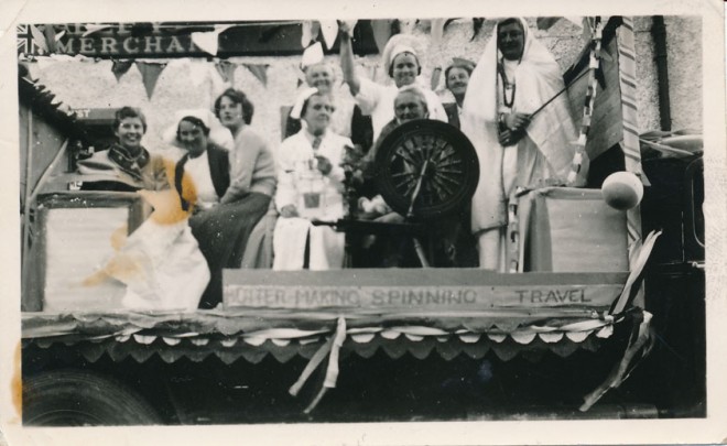 WRI Float for Queen Elizabeth's coronation in 1953, Kirkmichael.