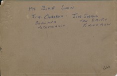 Mount Blair Show (back)