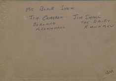 Mount Blair Show (back)