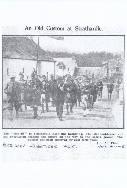 Strathardle Gathering, 1925.