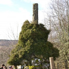 Kirkmichael War Memorial, February 2014.