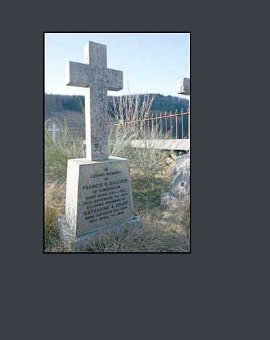 Frank & Katherine Grave stone at Kindrogan burial ground