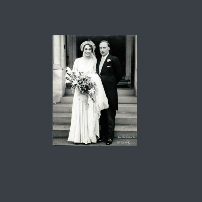 Frank &n Katherines Balfours Wedding Day 15 dec1932