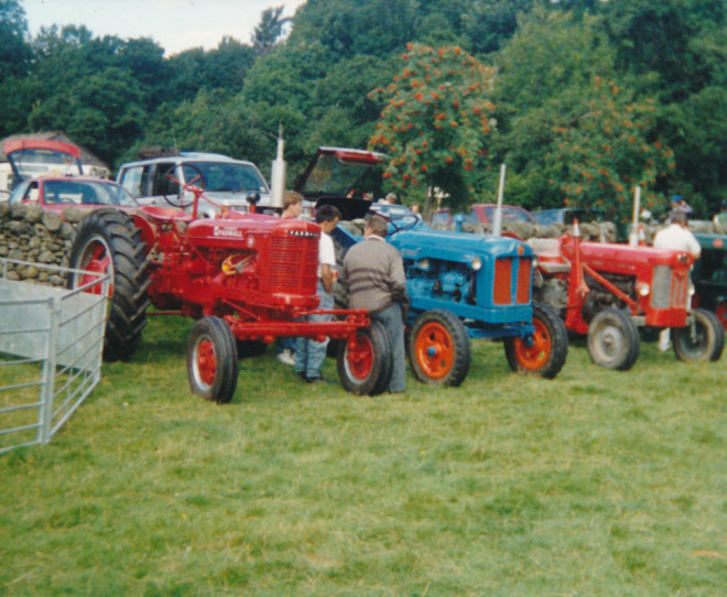 Tractors at Strathardle Gathering