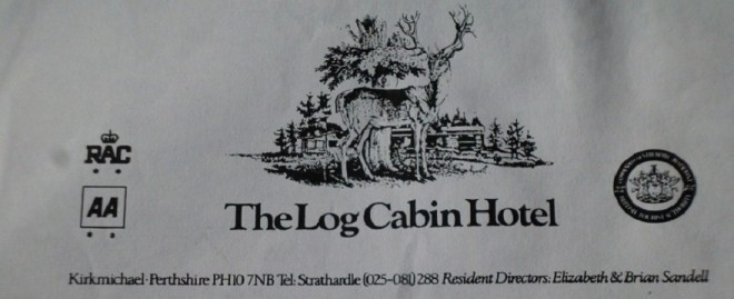Log Cabin Hotel Letterhead
