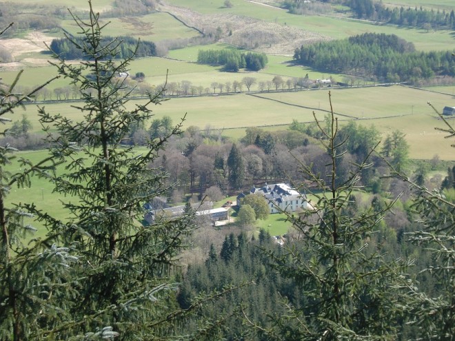 Kindrogan from the air