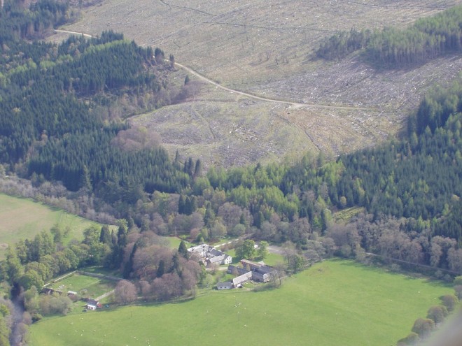 Kindrogan from the air
