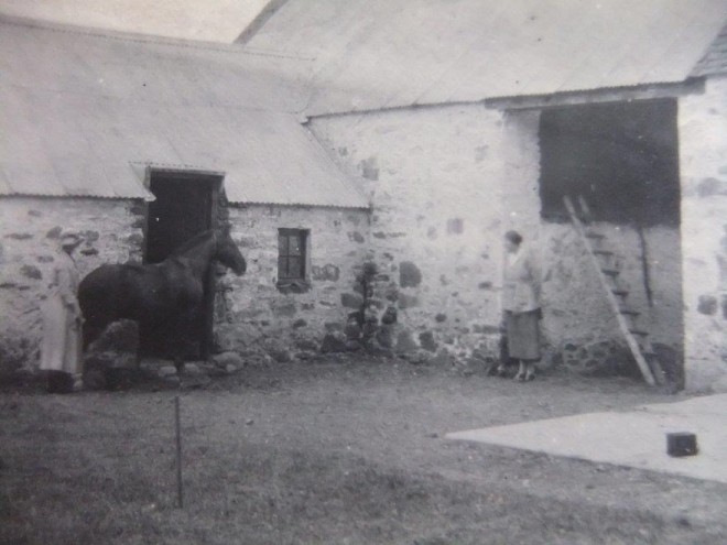 The stables at Balnald, now the garage