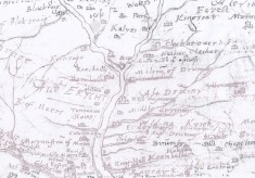 Map of Bridge of Cally area 1595