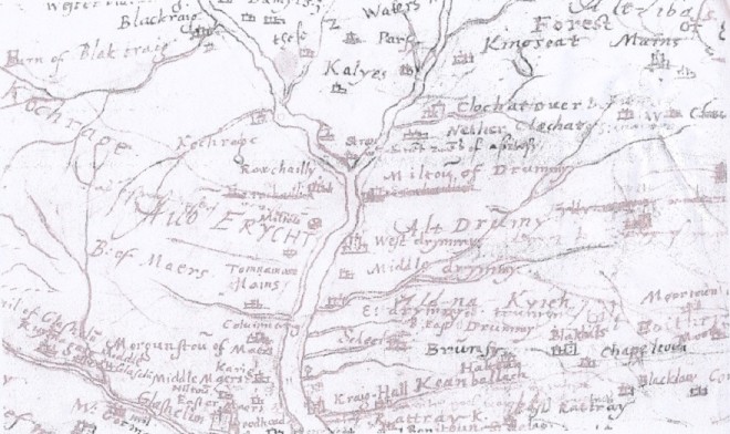 Timothy Pont Map 1595