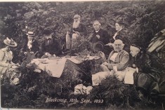 William Gladstone at a picnic