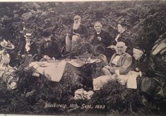 William Gladstone at a picnic