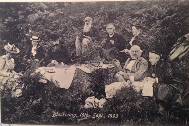 William Gladstone at Blackcraig Castle 1893