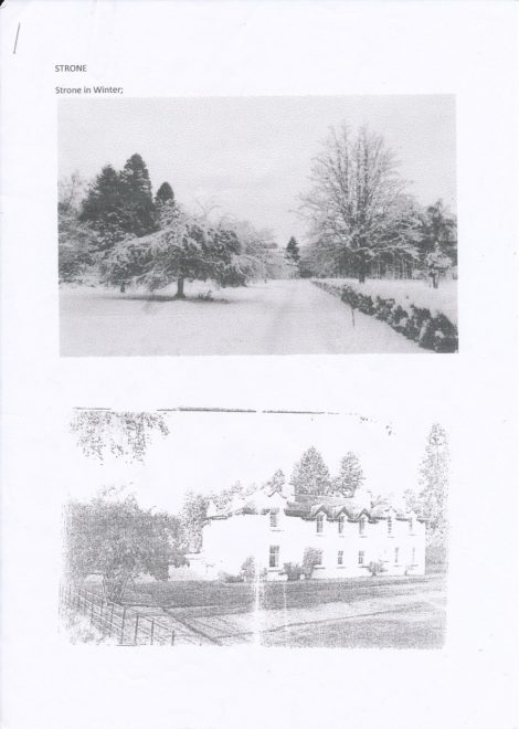 Strone in Winter