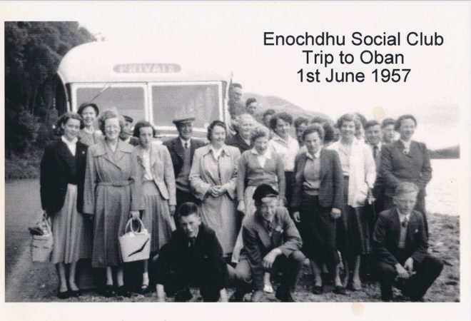 Enochdhu Social Club Trip to Oban 1 June 1957