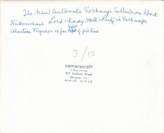 Opening of Telephone Exchange (4) back