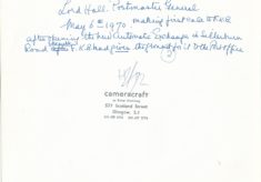 Opening of Telephone Exchange (5) back