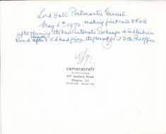Opening of Telephone Exchange (5) back