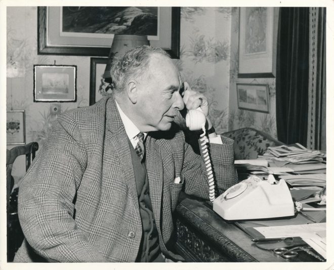 Opening of the Telephone Exchange