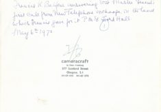 Opening of Telephone Exchange (6) back