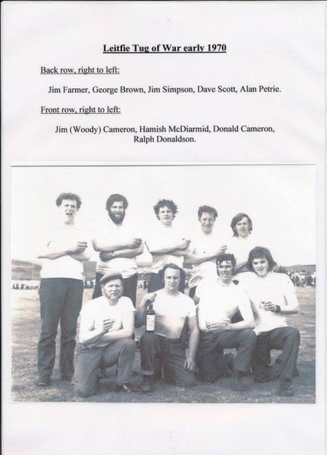 Leitfie Tug of War early 1970