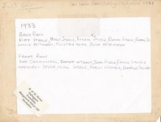 Straloch School 1933 Names