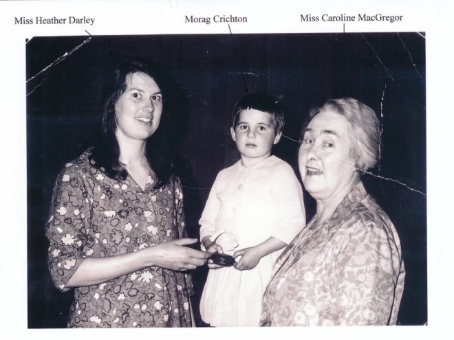 Miss Caroline MacGregor School Mistress at Kirkmichael for 43 years