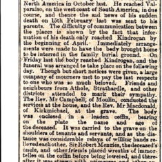 William Augustus Keir obituary age 36