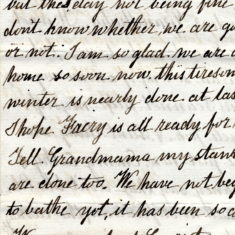 Catherine Keir Letter1 page2 to grandpapa Catherine Keir Letter 1 to Grandpapa page 2