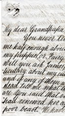 Catherine Keir's Letter 2 to Grandpapa