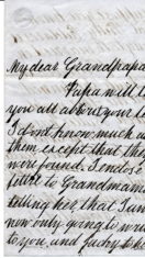 Catherine  Keir's Letter 3 to Grandpapa